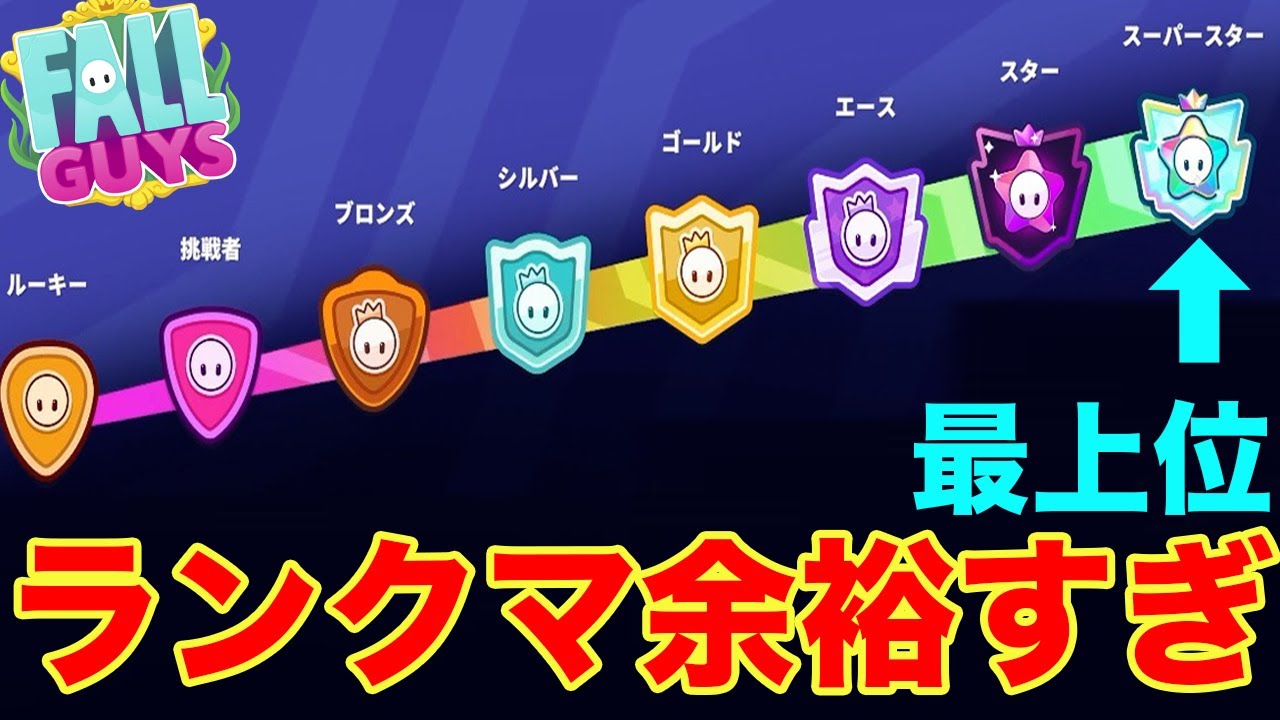 fall guysにランクマッチが来たぞぉぉぉおおおおおおおおお