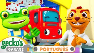 🧼 Gecko vs Weasel: Concurso Lava-Jato 🧼 | 2 HORAS DO GECKO! | Garagem do Gecko | Desenhos Animados