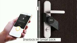 Sherlock M1 Smart Lock Under the MiJia Crowdfundin For #MI Phone Lover Sherlock M1 Smart Lock Under the MiJia Crowdfundin For #MI Phone Lover