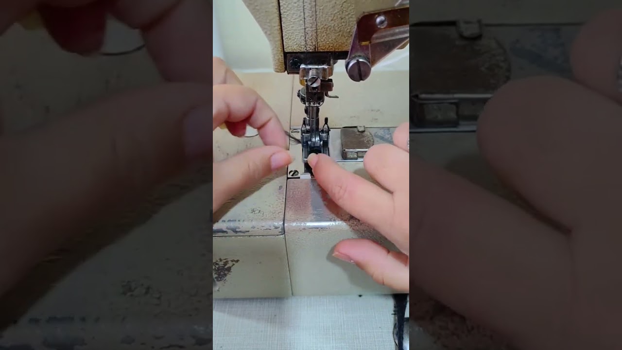 Como fazer barra na galoneira sem deixar rebarba #costura #dicasdecostura #costurainiciantes #dicas