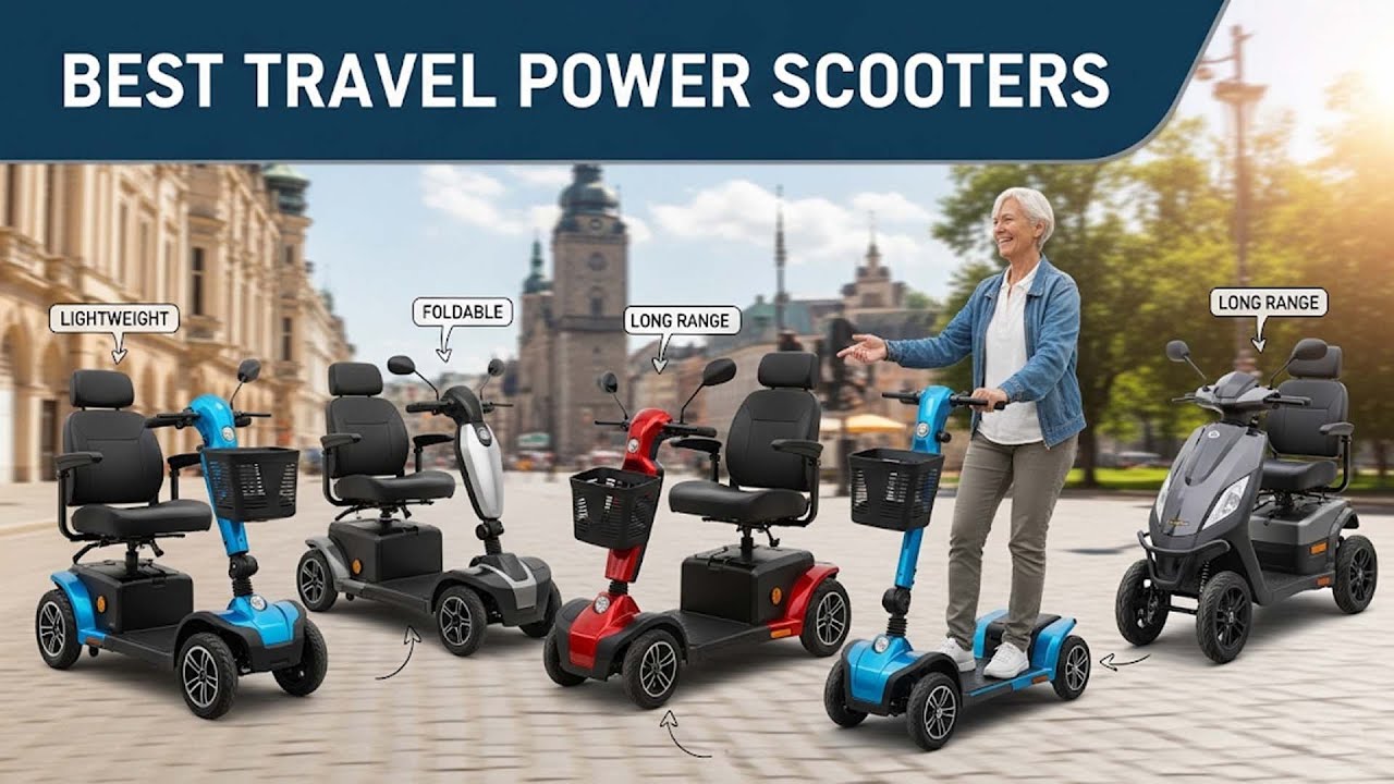 ТОП-5 лучших электроскутеров для путешествий 2026 года | Прочные скутеры для путешествий пожилых ...