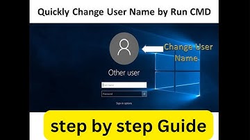 How to Rename User Accounts Using the net user Command!#cmd #windows11 #tech