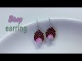 Macrame earrings tutorial: DIY super easy drop macrame earrings | Easy macrame earrings tutorial