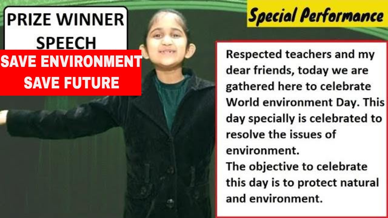 speech on environment class 5