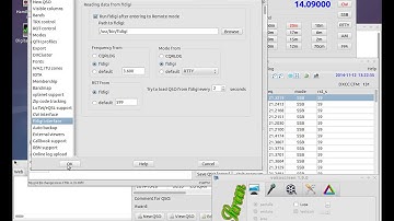 Configure CQRLOG TRX & fldigi