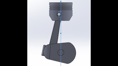 Piston Kinematics Simulation when wrist pin is at 10 mm positive offset