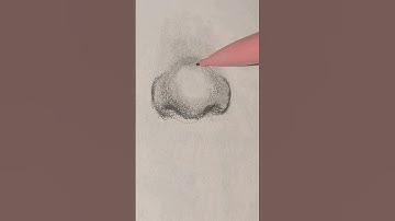 simple nose tutorial (front facing) #art #drawing #artist #artwork #tutorial #sketch #shorts #fyp