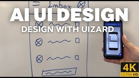 AI UI Design From an Image - Uizard