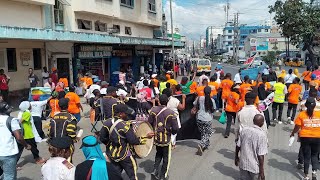 MAANDAMANO MOMBASA: WANAHARAKATI WAJITOKEZA KUPINGA UNYANYASAJI WA KIJISIA MTANDAONI (TFGBV)