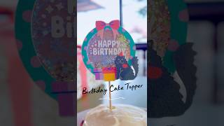 Diy cake topper น้องแมวดำ #diy #งานฝีมือ #cricut #handmade #craft #caketopper #cricutth #craft #cake
