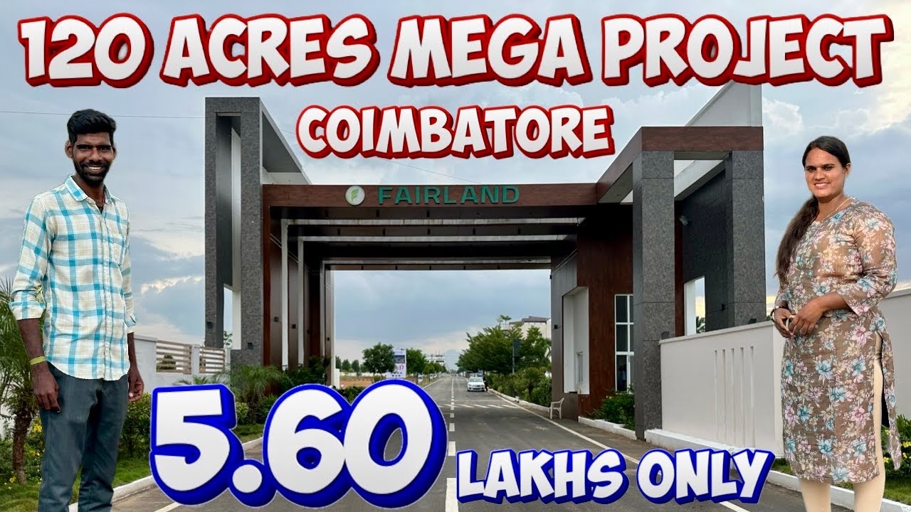 Land For Sale In Coimbatore, Sathy Road, Kovilpalayam | Per Cent 5.60 Lakhs Only | Gated Community
