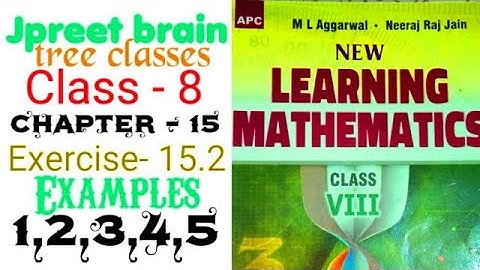 class 8  ml aggarwal chapter 15  exercise 15.2 example 1,exam 2 ex 3 ex 4 ex 5 #maths area,perimeter