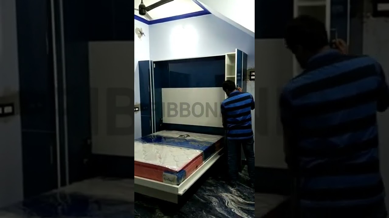 Ribbonic wall bed /Murphy bed fittings hardware with life time