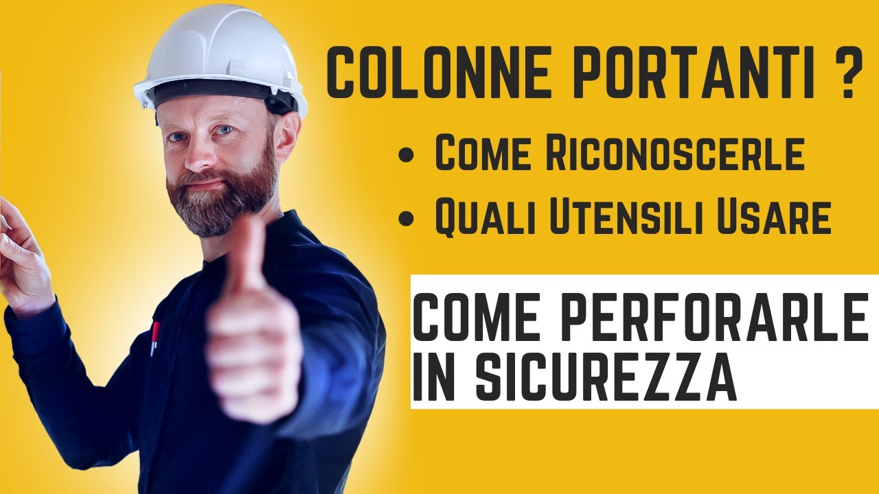 Come Bucare Facilmente Una Colonna o Un Muro In Cemento Armato