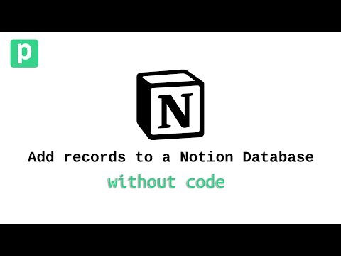 Adding new records to a Notion Database with Pipedream