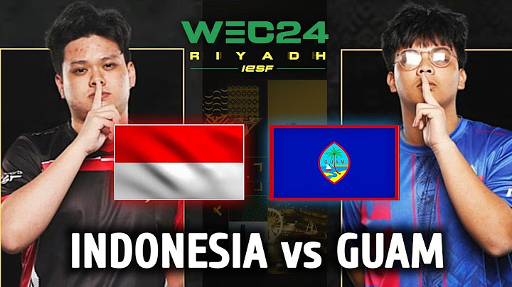 INDONESIA vs GUAM! IESF WEC 2024 GROUP STAGE DAY 1