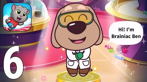 Talking Tom Candy Run Gameplay Walkthrough Part 6 - Brainiac Ben [iOS/Android Games]