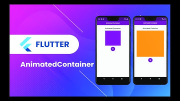 Flutter Animation Widget | 13 | AnimatedContainer | Container, FloatingActionButton | Speed Code