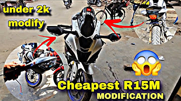 YAMAHA R15 V4 MODIFICATION || ZX10R MIRROR INSTALLATION😱 || #theindrider