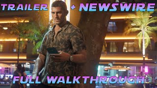 GTA 6 TRAILER 2 &amp; NEWSWIRE FULL WALKTHROUGH