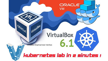 Vagrant Virtualbox Docker Kubernetes Practice Lab in 2 Minutes For Beginners
