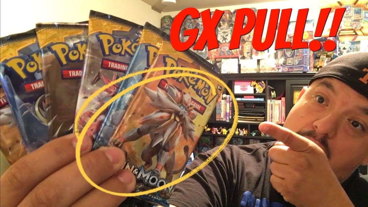 POKEMON OPENING - 6X RANDOM POKEMON SUN AND MOON BOOSTER PACKS ...