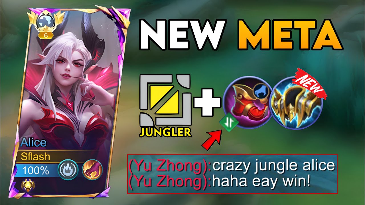 ALICE JUNGLE IS BACK! 1v5 WITH THIS NEW ITEM! | NEW META 2026