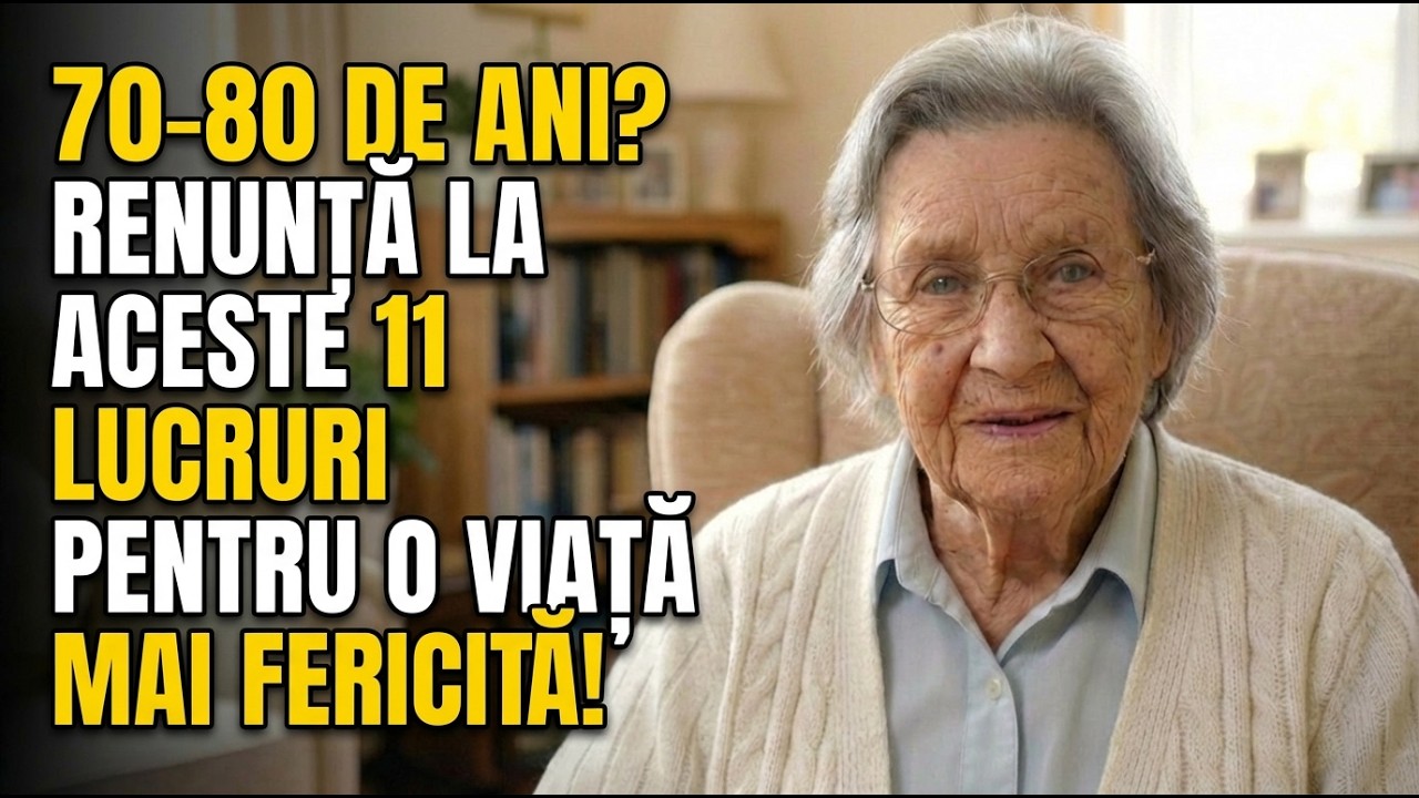 Dacă Ai Între 70–80 De Ani: 11 Lucruri La Care Ar Trebui Să Renunți Pentru O Viață Mai Fericită