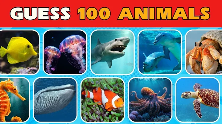 Guess 100 SEA ANIMALs in 5 Seconds 🐬🦑 | Easy, Medium, Hard, Impossible