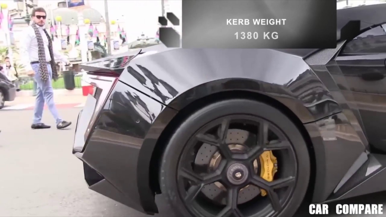 Lykan HyperSport vs Veneno trên phố YouTube