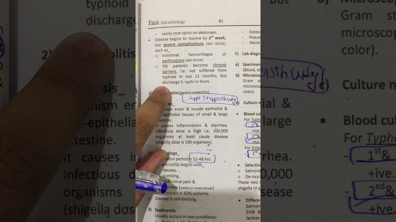 gram negative , salmonella and shigella microbiology bacteriology urdu