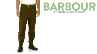 barbour waxed cotton motorcycle trousers