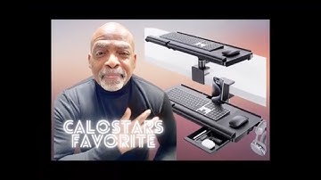 Ultimate Ergonomic Adjustable Keyboard Tray  Tilt & Height by Klearlook Sit-Stand Desk Extender