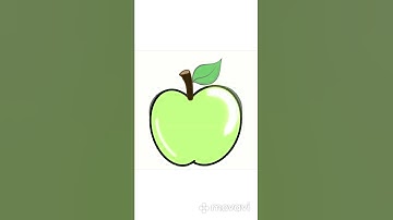 Timelapse Drawing of a Apple on Procreate for iPad