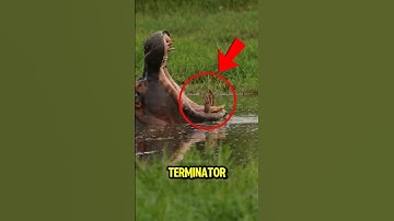 TOP 5 ANIMALS WITH THE STRONGEST BITE FORCE 🦖🦛🐊🦈💥 #AnimalFacts #Wildlife #BiteForce