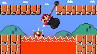 MARIO plays : GETTING OVER IT | Level UP Game Animation