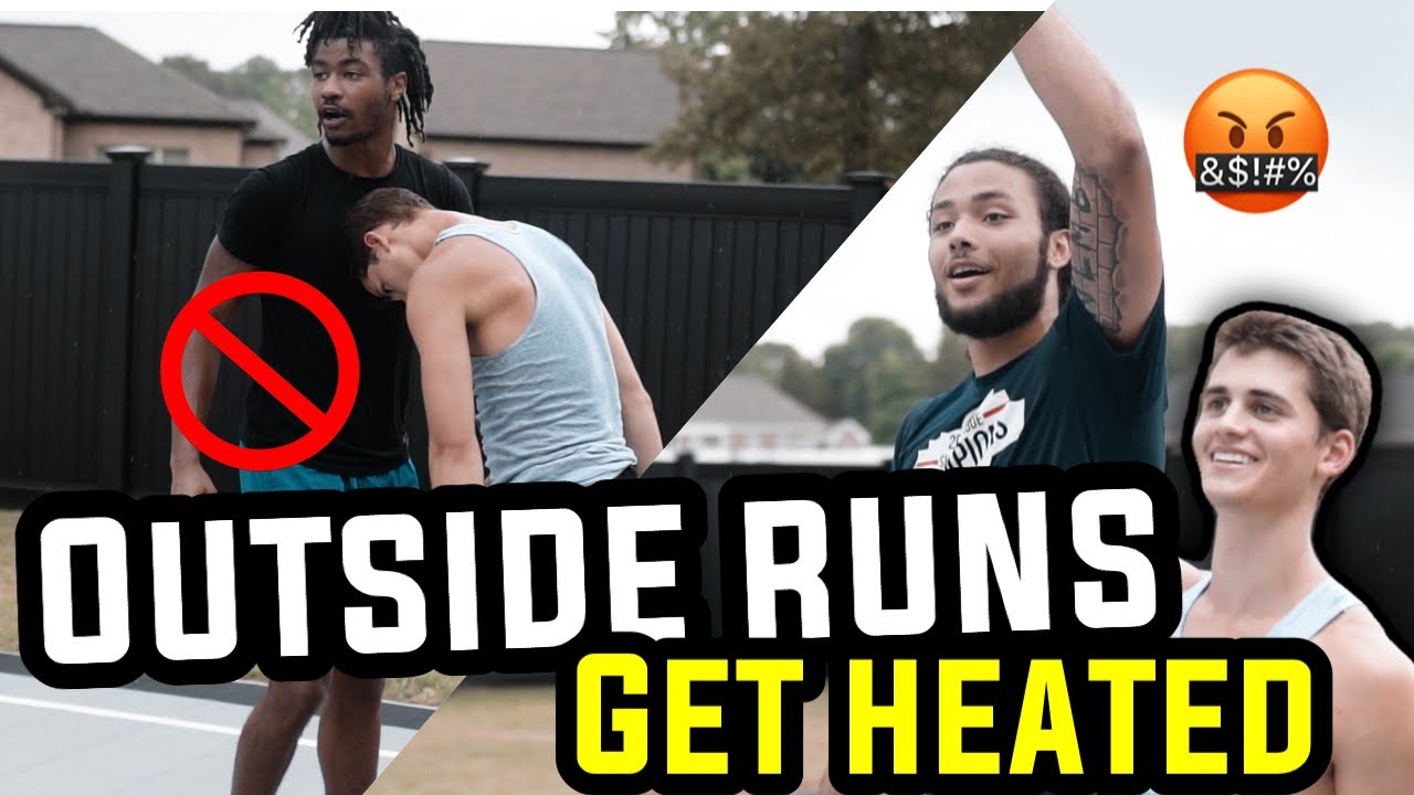 D1 Players Hoop Outside!! Wild FT: Bracket Buster Oral Roberts Player Tommy Murr And More!