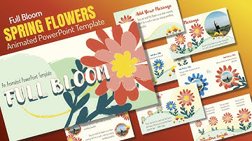Spring Flower Animated PowerPoint Template: Create Captivating Presentations!