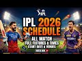 2026 Match 42-70 LIVE 🔴 | Full Schedule &amp; Live Matches Today | MI vs SRH, RCB, CSK