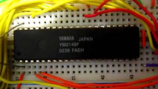 Homebrew 6809 Computer: First Sounds (YM2149)