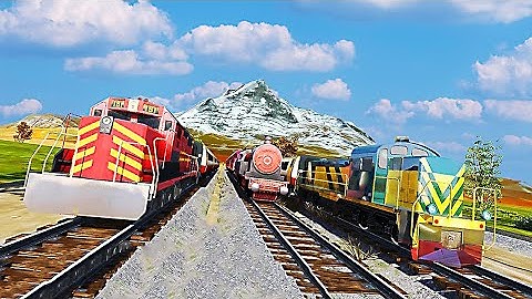 City Train Driver 3D Simulator - Level 1 and Level 2