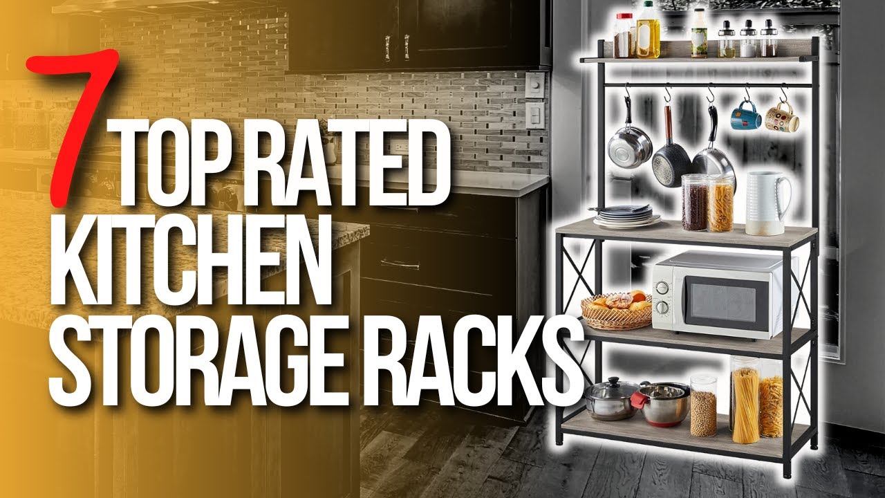 ✓ Top 7 Best Kitchen Storage Racks - Design your pantry now