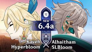 Kaveh Top - Alhaitham Bottom Spiral Abyss 6 4a Genshin Impact Luna