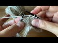 Brk  brioche knit stitch knitting tutorial