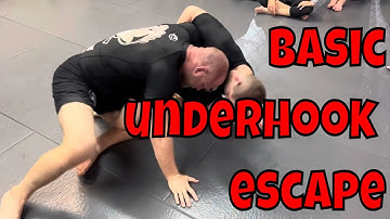 Basic  underhook sidemount escape for white belts