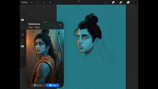 Jai Shree Ram #procreateapp #viral #subscribe #jaishreeram #hanuman #art screenshot 5