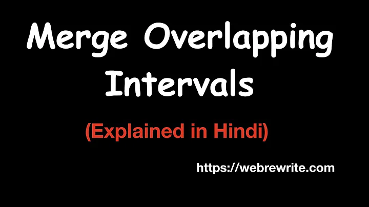 Merge Overlapping Intervals | Java | InterviewBit Solution