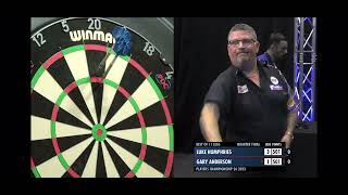 Luke Humphries vs Gary Anderson - Players Championship 26 2023 - Quarter Final