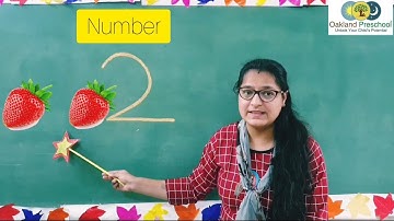 Learn numbers for kids I Numbers with Quantification I Number 2 I Oakland Preschool I Video 2/25