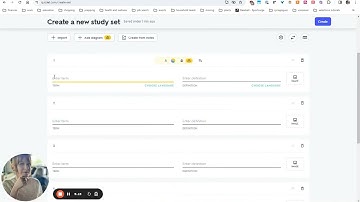 Flash Cards from Quizlet